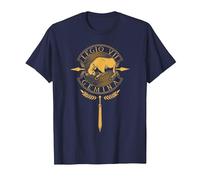 Legio VII Gemina - Legión Romana Camiseta, Hombre, Azul Marino, 3XL