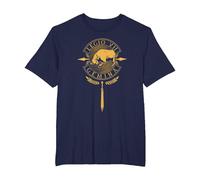 Legio VII Gemina - Legión Romana Camiseta, Hombre Tallas Grandes, Azul Marino, 2X Alto