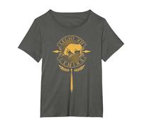 Legio VII Gemina - Legión Romana Camiseta, Mujer Tallas Grandes, Asfalto, 2XL Grande