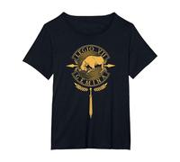 Legio VII Gemina - Legión Romana Camiseta, Mujer Tallas Grandes, Negro, 2XL Grande