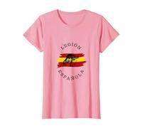Legión española Ejercito Seguridad religión valores España Camiseta, Mujer, Rosado, XS