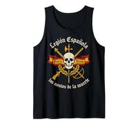 Legión Española Novios Muerte Militar Patria Honor España Camiseta sin Mangas, Hombre, Negro, M