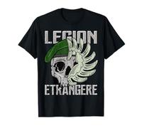 Legión Francesa Etrangere Extranjero Francés Paracaídas Veterano Camiseta