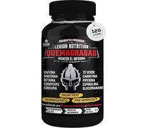 Legion Nutrition Suplemento con cafeína, sinefrina, carnitina, glucomanano, cordyceps, betaína, té verde, espirulina. 120 cpr para hombre y mujer