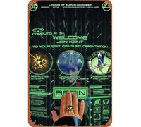 Legion Of Super Heroes #1 Comics - Cartel de metal para decoración de pared, 20,3 x 30,5 cm