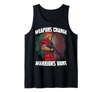 Legionario Romano con Arma Moderna - Roma SPQR Camiseta sin Mangas