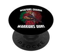 Legionario Romano con Arma Moderna - Roma SPQR PopSockets PopGrip Adhesivo