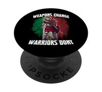 Legionario Romano con Arma Moderna - Roma SPQR PopSockets PopGrip Adhesivo