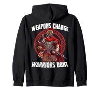 Legionario Romano con Arma Moderna - Roma SPQR Sudadera con Capucha