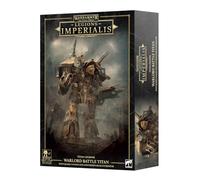 Legions Imperialis Warlord Titan con cañón terremoto y extractor de haz de conversión, miniatura de plástico para Legions Imperialis y Adeptus Titanicus