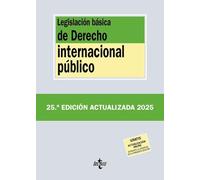 Legislación básica de Derecho Internacional público (Septiembre 2025) | Editorial Tecnos