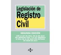 Legislación de Registro Civil (Derecho - Biblioteca de Textos Legales)