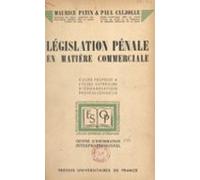 Législation Pénale En Matière Commerciale (ebook)