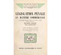 Législation Pénale En Matière Commerciale (ebook)