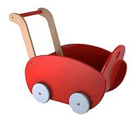 Legler - 10025 - Carrito de muñecas, Color Rojo