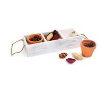 Legler Company Fund Pequeño Pie Deco 2021419 Olla de Barro