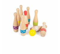Legler Skittles Game Kegelspiel De Madera 11912 Juego De Bolos Multicolor