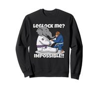 Leglock Me Imposible! - Humor brasileño Jiu Jitsu Sudadera