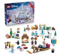 LEGO ǀ Disney Frozen Calendario de Adviento 2025 - Juguete de Construcción para Niñas de 5+ Años - 24 Sorpresas Navideñas Inc. Mini Muñecos de Princesas Anna, Elsa y Olaf - Figura de Animales 43273
