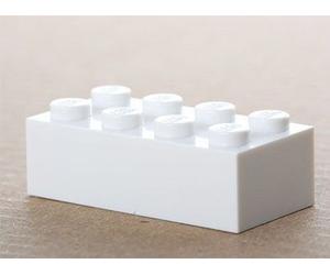 LEGO - 100 Ladrillos básicos Blancos 2 x 4 (3001) nuevos