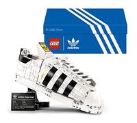 10282 adidas Originals Superstar Set de Construcción, Juegos de construcción blanco/Negro, Juego de construcción, Niño/niña, 18 año(s), Plástico, 731 pieza(s), 1,22 kg
