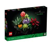 LEGO Botanicals Suculentas Maqueta de 9 Plantas Artificiales para Construir - Decoración para Casa - Manualidades para Adultos - Kit de Ramo de Flores - Regalo para Mujeres y Hombres 10309