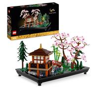 LEGO 10315 Icons Jardín Meditativo, Jardín Zen Botánico para Adultos con Flores de Loto, Decoración de Escritorio Personalizable, Inspirado en Tradiciones Japonesas, Regalo de Jardinería Mindfulness