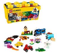 Lego La Caja de Ladrillos Creativos Mediana, de LEGO® Classic, fomenta el juego de construcción sin restricciones e invita a construir vehículos en diferentes colores.