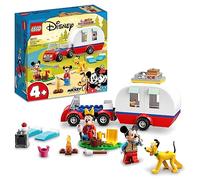 LEGO 10777 Disney Mickey y Sus Amigos Excursión de Campo de Mickey Mouse y Minnie Mouse Juguetes para Construir, Figura Pluto y Coche Niños de 4 Años