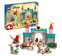 LEGO 10780 Disney Mickey y Sus Amigos: Defensores del Castillo, Juguetes Construir con Minifiguras Minnie Mouse, Daisy y Pato Donalds, Figuras Animales, Regalo Niños a Partir 4 Años