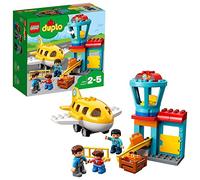 LEGO 10871 Duplo Town Aeropuerto, Juguete de Construcción para Niños y Niñas +2 años con 3 Mini Figuras