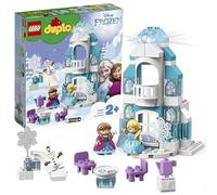 LEGO 10899 Duplo Disney Frozen: Castillo de Hielo, Juguete Educativo para Niños de 2 Años o Más, con Mini Muñecas Elsa y Anna, Set de Construcción