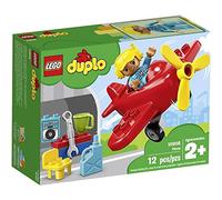 LEGO 10908 Duplo Town Avión, Juguete de Construcción para Niños y Niñas a Partir de 3 años con Mini Figura de un Piloto y Accesorios