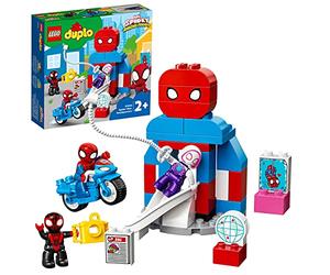 LEGO 10940 Duplo Super Heroes Cuartel General de Spider-Man, Juguete de Construcción para Niños +2 Años con Figuras de Superhéroes
