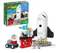 LEGO 10944 Duplo Misión de la Lanzadera Espacial Juguete de Construcción de Cohete Espacial para Niños +2 años con Astronautas