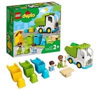 LEGO 10945 Duplo Town Camión de Residuos y Reciclaje, Carro de Basura, Juguete Educativo +2 años, Juegos para Bebés