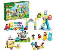 LEGO 10956 Duplo Town Parque de Atracciones con Tren de Juguete, Set de Construcción para Niños +2 Años