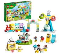 LEGO 10956 Duplo Town Parque de Atracciones con Tren de Juguete, Set de Construcción para Niños +2 Años