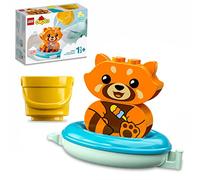 LEGO 10964 Duplo Diversión en el Baño: Panda Rojo Flotante, Juguetes de Agua para la Bañera, Set con Oso y Flotador para Niños de 1.5-2 Años o Más