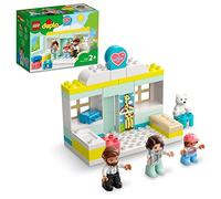 LEGO 10968 Duplo Visita Médica, Juguetes Médicos para Niños de 2-4 Años, Set de Construcción y Aprendizaje con Osito de Peluche y 3 Figuras Educativas