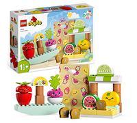 LEGO 10983 Duplo Mercado Orgánico con Piezas de Fruta y Verdura, Juguetes para Bebés de 18 Meses a Niños de 3 Años, Aprender a Contar, Juego Educativo, Regalo Infantil
