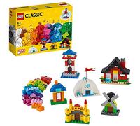 LEGO 11008 Classic Ladrillos y Casas, Set de Construcción Creativo, Juguetes para Niños y Niñas de 4 Años en Adelante, 6 Ideas de Modelos