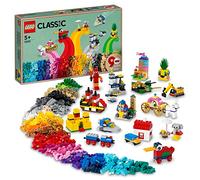 LEGO 11021 Classic 90 años de Juego, Caja de Ladrillos Creativos con 15 Mini Juguetes de Modelos de Construcción Icónicos, Regalo para Niños de 5 Años y más