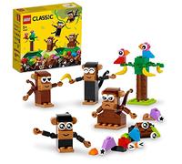 LEGO 11031 Mono Creativo Clásico, Divertido Juego Creativo con 4 Monos para Construir, Ideal para Jóvenes Constructores 5+ 135 Piezas