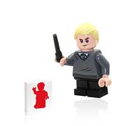 LEGO 2018 Harry Potter Minifigura, Draco Malfoy (con Varita y Soporte de exhibición) 75954