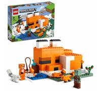 LEGO 21178 Minecraft The Fox Lodge House, Animal Toys, Birthday Gifts for Kids &