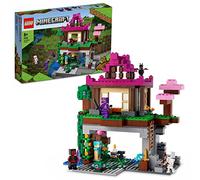 LEGO 21183 Minecraft El Campo de Entrenamiento, Casa de Juguete, Figuras de Esqueleto, Ninja, Pícaro y Murciélago, Reyes Magos