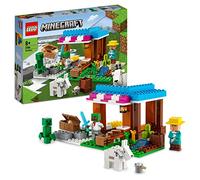 LEGO 21184 Minecraft La Pastelería, Set de Construcción Inspirado en Videojuego, Granja de Juguete y Aldea para Niños de Más de 8 Años