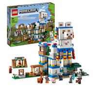 LEGO 21188 Minecraft El Pueblo-Llama, Casa de Juguete con Figuras de Animales, Accesorios de Armas y Mini Figuras, Regalo para Niños y Niñas de 9 Años o Más