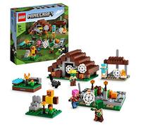 LEGO 21190 Minecraft La Aldea Abandonada, Juego para Construir con Figuras de Zombies, Cazador y un Gato, Taller de Aldeano, Casa y Granja de Juguete